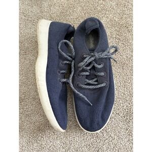 Allbirds‎ Blue Wool Runner Lace-Up Sneakers WR Men's US 9